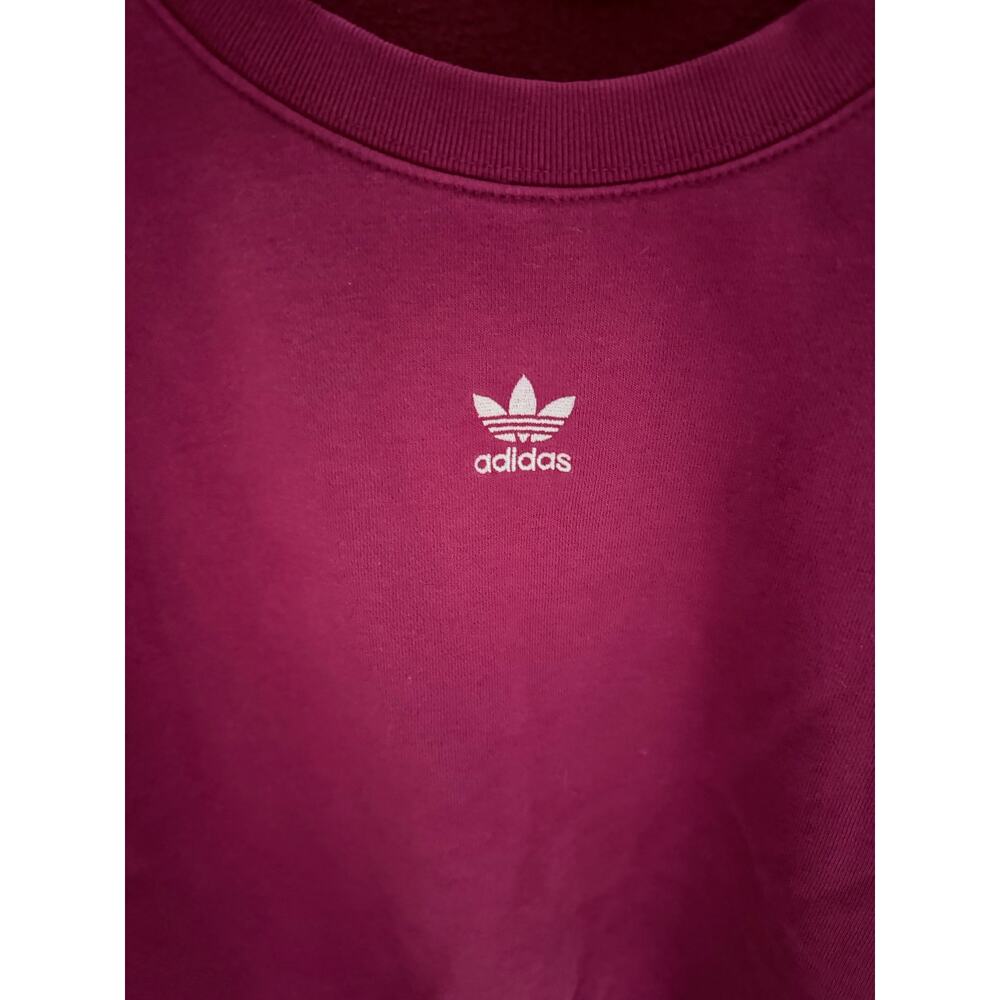 Adidas Originals Adicolor Essentials Embroidered Deep Purple Sweatshirt-Size S - Picture 4 of 7